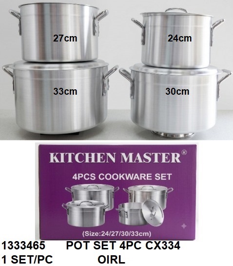 4-Piece Pot Set