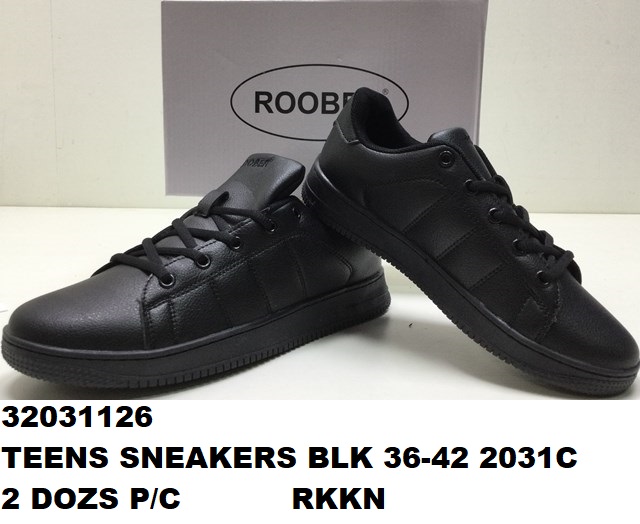 Teen Black Sneakers